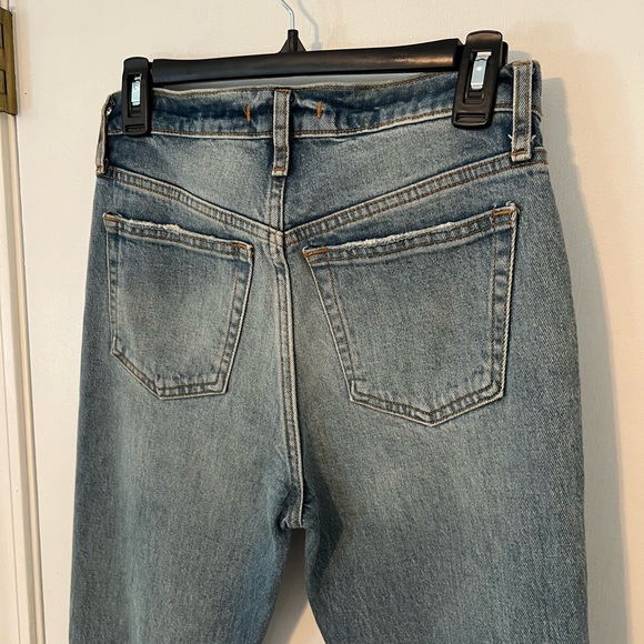 FREE PEOPLE NWT Straight Leg Distressed Denim Jeans - Size 26 - Picture 6 of 7